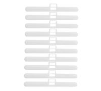 Mikikit 10 Piezas Kit Soportes Dobles para Reparación de Láminas Verticales Accesorios Resistentes para Cortinas y Persianas Compatibles con Estores Eléctricos Diseño Duradero para Uso