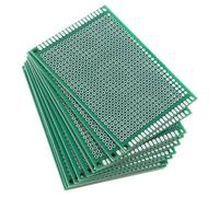Mikikit 10 Piezas Placa PCB Doble Cara Resistente para Soldadura Electrónica Kit Unidades Tablero Prototipos Bricolaje