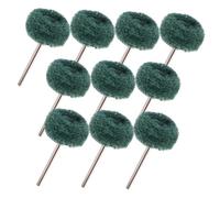 Mikikit 10 Piezas Ruedas de Pulido Eléctricas para Taladro Accesorios de Cabezal para Limpiar y Pulir Ruedas de Pulido para Taladro Kit de Limpieza