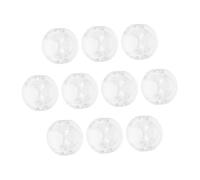 Mikikit 10 Piezas Tope para Cadena de Cuentas Transparente Fijador para Persianas Verticales Accesorio Antienredo Seguro y Silencioso Recambios para Cortinas