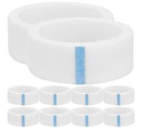 Mikikit 10 Rollos de Cinta para Extensiones de Pestañas de Color Claro, Tela No Tejida, Fácil de Aplicar y Transpirable para Uso Profesional en Extensiones de Pestañas