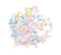 Mikikit 100 Adornos De Delfines Para Uñas: Decoraciones De Resina Con Temática Náutica, Accesorios Para Uñas, Adornos De Peces En Miniatura Para Manicura Diy.