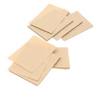 Mikikit 100 hojas Papel Kraft Retro para Escribir Cartas Vintage con Rayas para Caligrafía y Escritura Manual