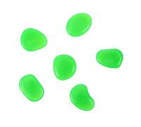 Mikikit 100 piezas Guijarros Luminosos para Jardín y de Piedras Decorativas Florecentes para Decoración de y Peceras Color Verde