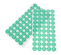 Mikikit 1000 piezas Etiquetas Adhesivas de Aprobación de para Gestión de Inventarios y Control de Almacenes
