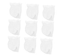 Mikikit 100piezas Bolsas Reutilizables De Malla para Cangrejos Unidades Resistente para Almacenamiento Multifuncionales