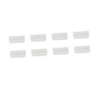 Mikikit 10Piezas Etiquetas de Pestañas de Colgantes de Plástico Engrosadas para Identificación Rápida de Fichas de Archivos Colgantes Prácticas