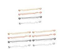 Mikikit 12 Pinzas Magnéticas Para Ropa Para Pantalones De Repuesto De Aleación De Aluminio