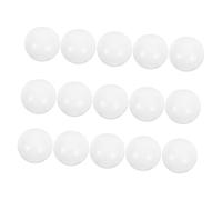 Mikikit 15 Piezas Bolas Mini Fútbol de Mesa Blancas Superficie Lisa para Accesorios Futbolín Portátil Hogar Oficina