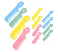 Mikikit 16 Piezas Mini Peine para Dientes Anchos y Punta Redondeada Profesional para Peinar y Estilizar Diseño Ergonómico para Manos Pequeñas Ligero y Fácil de Limpiar para Viajes y Uso