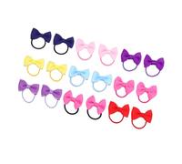 Mikikit 18piezas Diadema Flores Para Elásticos Pelo Cintas Pelo De Boutique Para Coletas Coleteros Para Bebés y Niñas