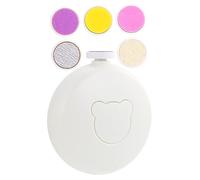 Mikikit 1juego Cortauñas Eléctrico Para Niño Niña Con Accesorios De Cuidado De Uñas Limador Infantil Seguro y Silencioso Herramienta De Manicura Para Bebés y Adultos Incluye Cepillo