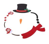 Mikikit 1juego Pegatinas De Decoración Navideña De Muñeco para Ventanas y Puertas Adornos Festivos Reutilizables para Interiores y Exteriores Calcomanías