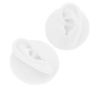 Mikikit 1Par Estantes de Presentación de Joyería de Oreja de Silicona Expositor para Aretes y Pendientes Simulación de Oreja Accesorio Decorativo