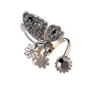 Mikikit 1pieza Anillo Ajustable De Para Mujeres Joyería De Diseño Único Anillo Abierto Para Dedo Para Amigas