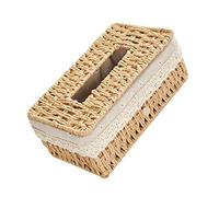 Mikikit 1pieza Caja De Pañuelos Tejida De Encaje Organizador De Sobremesa para Pañuelos Desechables Diseño Encantador para Hogar y Oficina