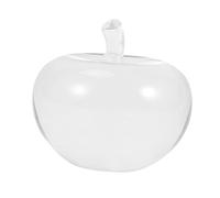 Mikikit 1pieza Escultura De Transparente Forma De Manzana para Decoración De Navidad y del Día