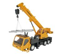 Mikikit 2.4g Vehículo De Ingeniería Teledirigido con Grúa Giratoria Educativo para Niño Niña con Batería Juguete De Construcción para Desarrollo Infantil