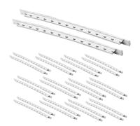 Mikikit 2 juegos Alambre para Trastes de Guitarra Eléctrica Repuesto para Diapasón con Acabado Plateado Resistente y Sonido Claro para Músicos Profesionales y Aficionados