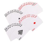 Mikikit 2 Juegos de Cartas de Póker en Papel para Sublimación, Tarjetas en Blanco con Acabado Liso, Ideales para Proyectos DIY y Entretenimiento