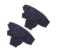 Mikikit 2 Pares Manga Protectora de Antebrazo para Soldador de Material de Mezclilla Resistente y Antidesgarro Protección Eficaz para y Actividades Variadas
