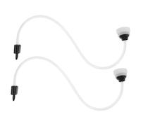 Mikikit 2 piezas Adaptador de Tubo Flexible para Envasadora al Vacío Repuesto Práctica para Máquina Vacío Accesorios Cocina Conservación Alimentos