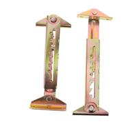 Mikikit 2 Piezas Ajustador de Cama de Belleza Varilla de Soporte de Nivelación Elevador de Ajuste de Altura para Cama de Masaje Varilla de Soporte Telescópica de Reposacabezas