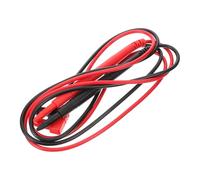 Mikikit 2 piezas Cables de Prueba para Multímetro de Sondas de Medición con Agujas de Cobre Dorado Resistentes Compatibles con Líneas de Alimentación y Pruebas Eléctricas