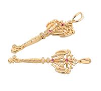 Mikikit 2 Piezas Colgantes de Constelación de Cobre con Incrustación de Circonitas para Pulseras DIY Pendientes y Llaveros de Signo Zodiacal Accesorios Creativos para Joyería Artesanal