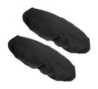Mikikit 2 Piezas de Motor de Cabrestante Funda Resistente de Tela Oxford Protección Uv para Cabrestantes con Banda Elástica Accesorios Negro