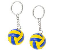 Mikikit 2 piezas Decorativo de Voleibol de Adorable Colgante para Bolsos Accesorios para Diseño Único para Personalizar Mochilas y Claves