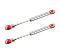 Mikikit 2 Piezas Eje de Transmisión Metálico para Coche RC Eje de Tracción Ajustable para Crawler Axial de Repuesto Duraderas para Vehículos Todoterreno Radiocontrol