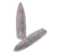 Mikikit 2 piezas Especímenes Naturales de Belemnites para Educación y Decoración Fósiles Minerales para Estudios de Geología y Paleontología Coleccionables Científicos para Enseñanza y