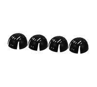 Mikikit 2 Piezas Insertar de Seguridad para Gorras Béisbol Revestimiento Protector para Forro Antichoque de Duradero para Profesionales y Manualidades Color Negro con Diseño de Rejilla