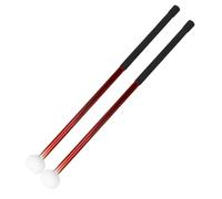 Mikikit 2 piezas Mallet de de Fieltro con Cabeza de Fieltro y Mango de Aluminio Baquetas para Percusión para Tambores y Ensayos