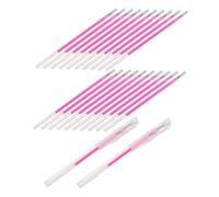 Mikikit 2 Piezas Marcador para Cejas Microblading Rápido Secado Fácil Limpieza Diseño Ergonómico para Posicionamiento Preciso Incluye Recambios Rosa para Tatuajes y Maquillaje Profesional