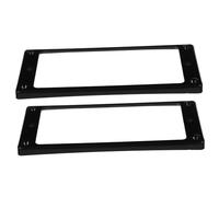 Mikikit 2 piezas Marcos de Pickup para Guitarra Eléctrica Juego de Marco de Negro para Pastillas de Guitarra Compatible Mayoría de Modelos Protección Eficaz y Duradera