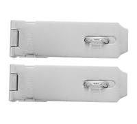 Mikikit 2 Piezas Pestillos Inoxidable con Cerradura Sistema de Seguridad Resistente para Puertas de Armarios Closets y Rejas Incluye Tornillos para Uso Exterior Durable