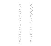 Mikikit 2 Piezas Resortes de Asiento Soporte Óptimo y Estabilidad del Cojín Serpentinos de Metal Estructura en Forma de Serpiente para Reparación de Tapicería para Muebles y Sofás