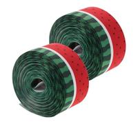Mikikit 2 rollos Cinta de Grosgrain con Estampado de Sandía Poliéster Resistente al Desvanecimiento para Manualidades Veraniegas Lazos para Regalos Adornos y Moños de Cabello