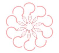 Mikikit 20 Ganchos Para Mosquitera Para Cama Cuna Marco De Red Baúl Cama Accesorios Ganchos Para Cortinas Rosa