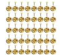 Mikikit 200 Cierres de Seguridad para Alfileres de Solapa Metálicos Dorados Cierre de Kit DIY 200 Piezas para Broches Tope para Alfileres Resistente y Seguro para Manualidades y Ropa