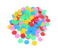 Mikikit 200 piezas Contadores Plásticos Coloridos para Matemáticas Fichas de Recompensa para Enseñanza y Juguetes Educativos para Aula y Portátiles y Fáciles de Almacenar