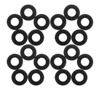 Mikikit 20piezas Arandelas de Goma para Aspas de Ventilador de Techo Gomas de Montaje Antivibración con Orificio Interior de Repuestos para Mejorar Fijación y Funcionamiento Seguro Hogar