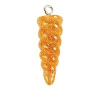Mikikit 20piezas Colgantes De Cuerno De Unicornio Accesorios Para Diy Joyería Personalizada