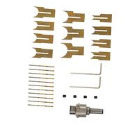 Mikikit 24 piezas Brocas Para Taladro De Madera Para Hacer Anillos De Madera Y Cuentas DIY Pulseras Collar Joyas