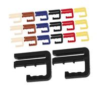 Mikikit 24 Piezas Waistband Tightener Buttons For Dresses And Pants No-sew Detachable Adjustable Clips For Jeans Skirts Elastic Waist Extenders In Colors