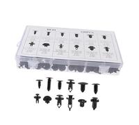 Mikikit 240 piezas Clips de Sujeción Plásticos para Automóviles Kit de Reparación de Hebillas de Plástico con Caja de Almacenamiento Grapas para Paneles de Puerta Parachoques