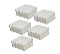 Mikikit 25 Paquetes de Papel de Pulpa Blanco para Extracción, Servilletas Desechables de Seda para Bar y Uso Público, 30 Piezas por Paquete