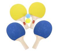 Mikikit 2juego Tenis De Mesa para Incluye Raquetas y Balones para Principiantes Recreativos Interiores